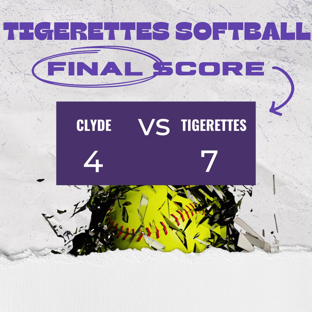 Congratulations Tigerettes Area Champions on your victory over Clyde. 
#TFND
#FEEDTHECATS