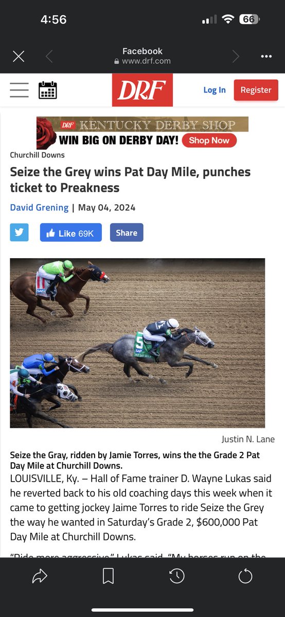 SEIZE THE GREY is going to the Preakness!! 

I am out of my mind excited!! 😆 

drf.com/news/seize-gre…