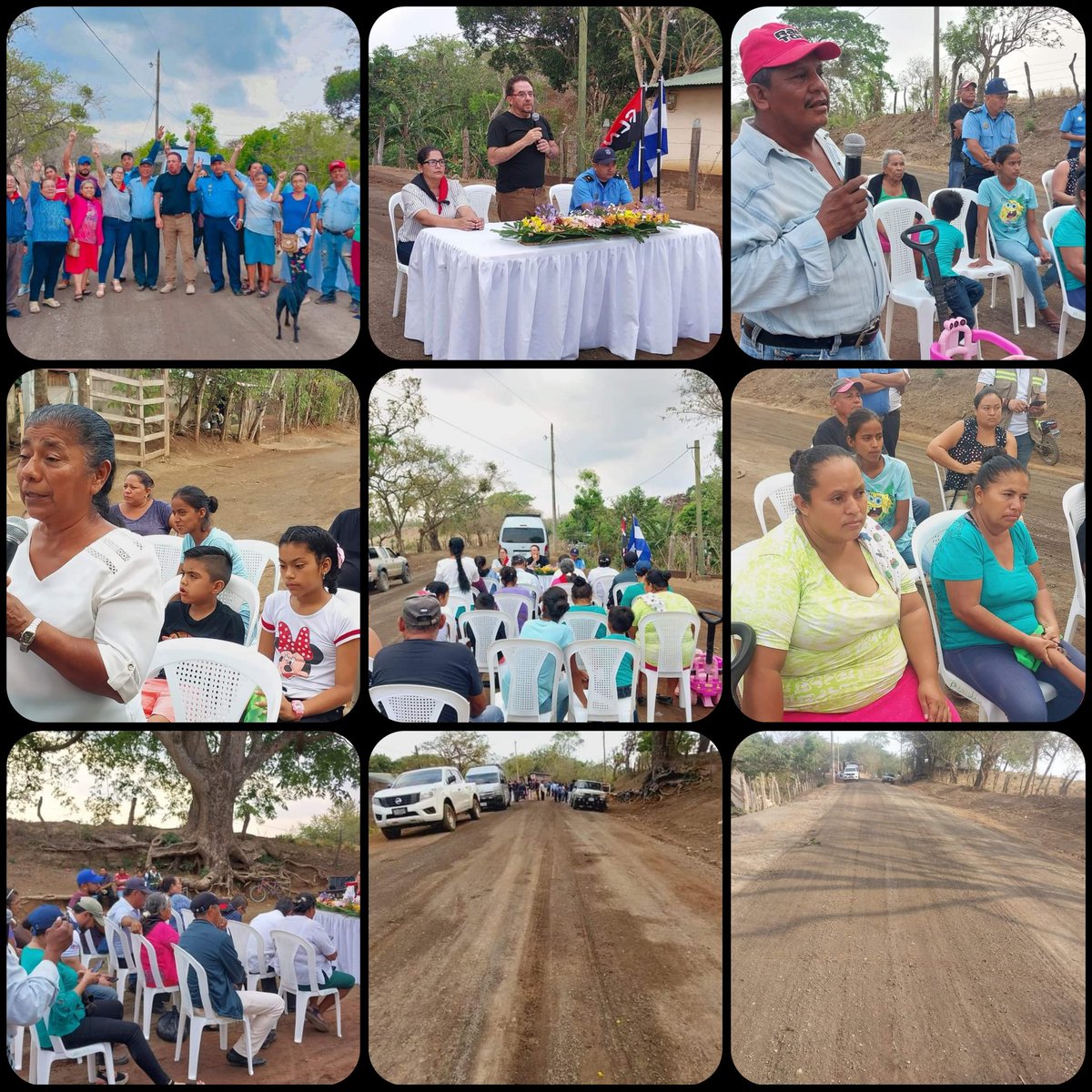 Autoridades Municipales de Jinotepe realizaron Inauguración de Mejoras de Camino del Tramo de la Comunidad Roman Esteban - La Pita 3.5 km. Favoreciendo a Familias de las Comunidades, gracias al Gobierno de Nicaragua. #UnidosEnVictorias #SoberaníayDignidadNacional @noelia_arauz