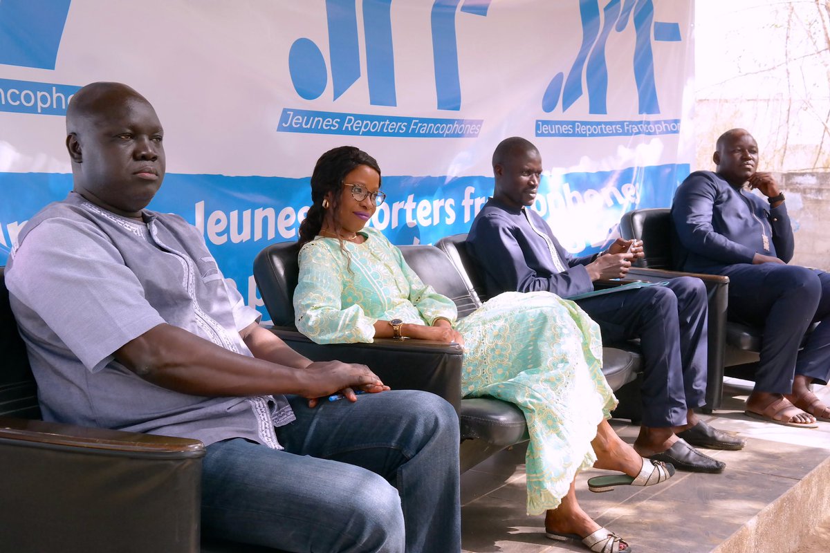 CESTIDAKAR's tweet photo. Clap de fin des JRF Sénégal 2024

 Nous avons clôturé en beauté le projet Jeunes Reporters Francophones, consacré à la couverture médiatique de l'élection présidentielle du 24 mars 2024 au Sénégal. 🇸🇳 https://t.co/Czxg98MKoC