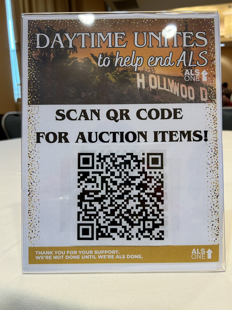 Join the live silent auction to benefit ALS. <a href="/DaytimeUnites/">Daytime Unites</a>