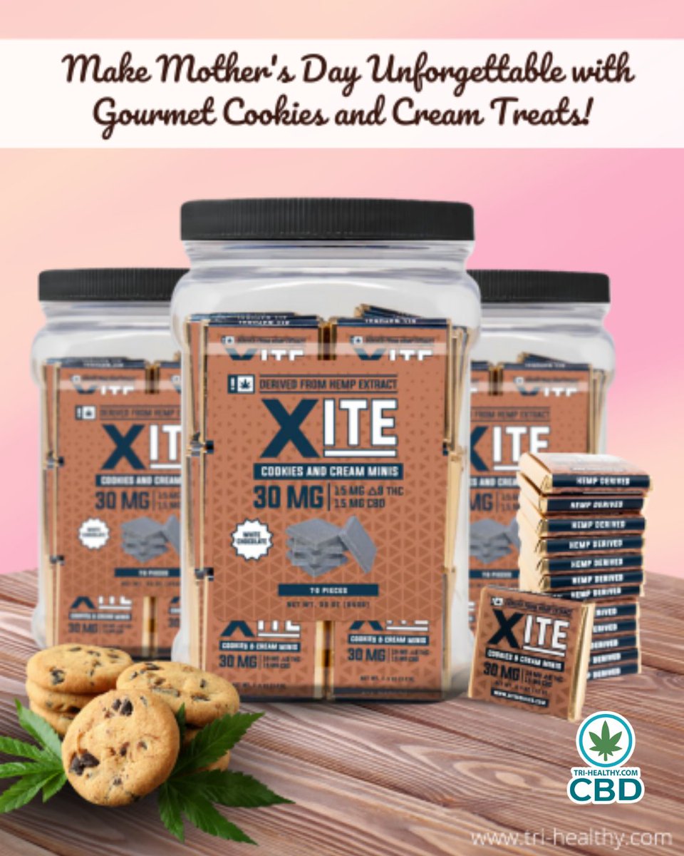 Gourmet Cookies and Cream Treats from Tri-Healthy!
Make Mother’s Day Unforgettable
#trihealthy #cookies #xite #florida