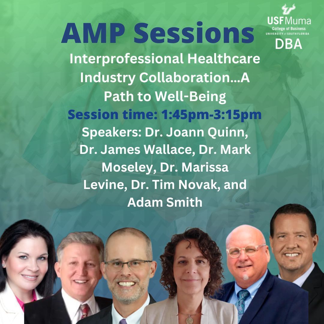Dr. Tim Novak, Dean of the LECOM School of Health Services Administration, is mediating the Healthcare Panel at the Academia Meets Practice (AMP) Conference 2024 being held at the University of South Florida Muma College of Business on May 7, 2024.