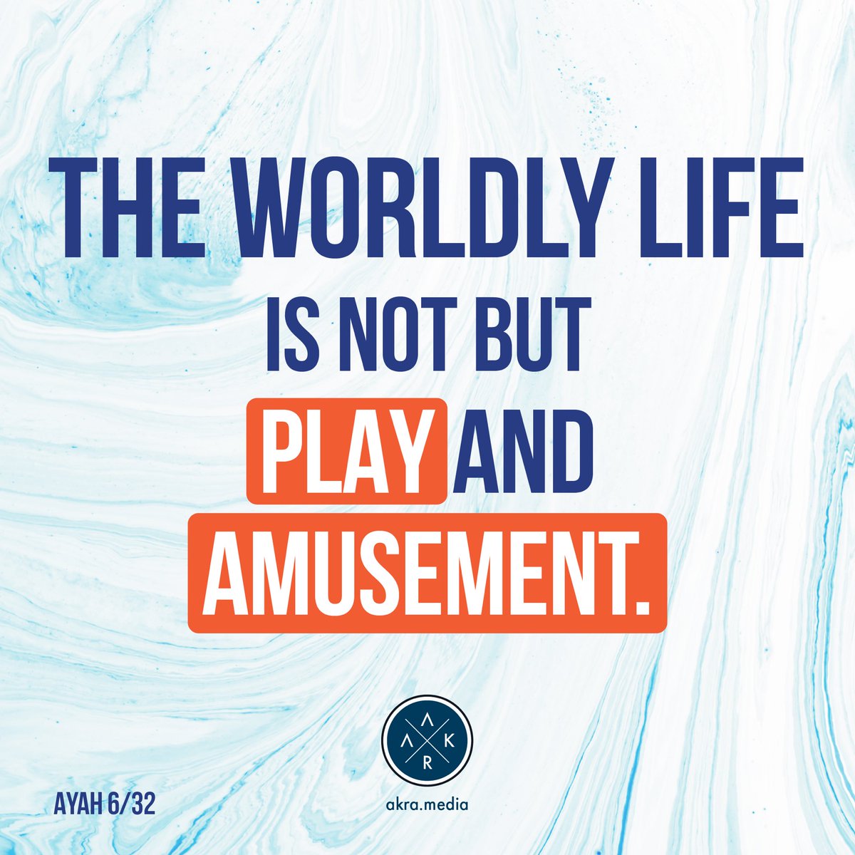 “The worldly life is not but play and amusement…”
6/32

#thequran #ayah #islam #religionislam #worldlylife #amusement #world #life #hereafter #faith #dayofjudgement