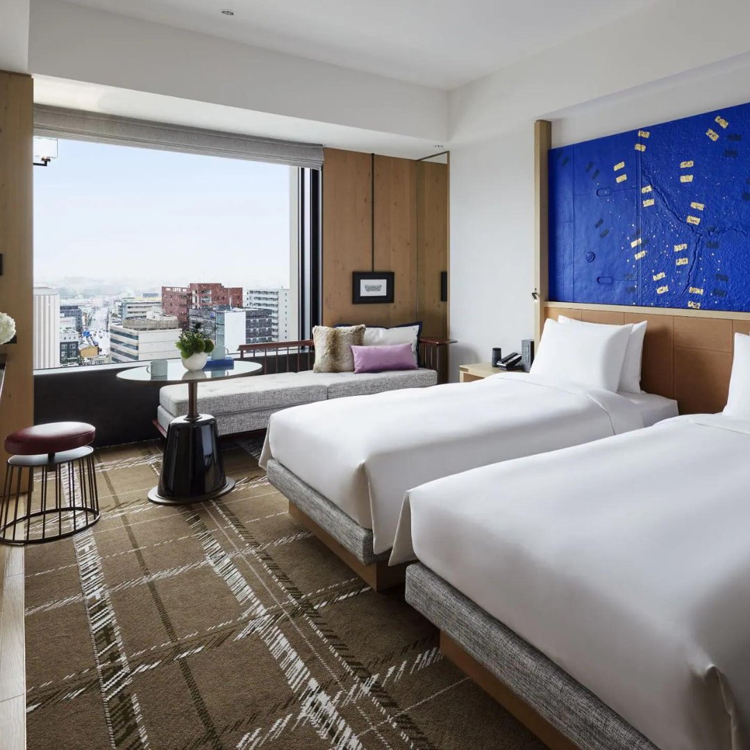 Forget tiny hotel rooms. I'm living LARGE in the heart of Kanazawa at the Hyatt Centric. Think sleek design, steps from Omicho Market, and prime exploring position.  

#HyattCentricKanazawa #Kanazawa #TravelInStyle #HyattCentric #JapanTravel #CityBreak