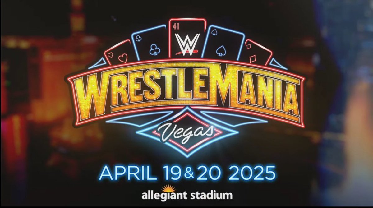 #Wrestlemania Is in Las Vegas next year! It’s official!