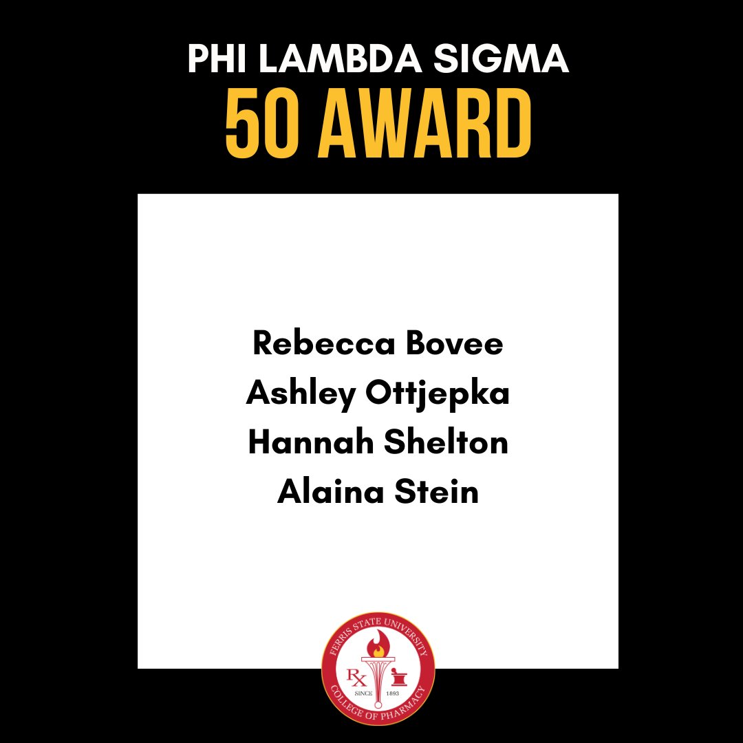 🌟 Today we're honoring our outstanding #FerrisPLS members who have dedicated themselves to serving their communities! Huge congratulations to the PLS 25 Award winners and those earning the prestigious PLS 50 Award! 👏 #FerrisPharmD #FerrisForward #ForPharmacy