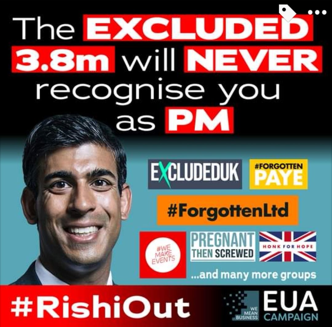 @SamCoatesSky Not only have they given us no reason to vote for them, but plenty of reasons why we shouldn't.

Sunak made his policy decision to #ExcludedUK 3.8m people from Covid support, 10% of the workforce.
Add families, friends and employees.
There could be only one result.