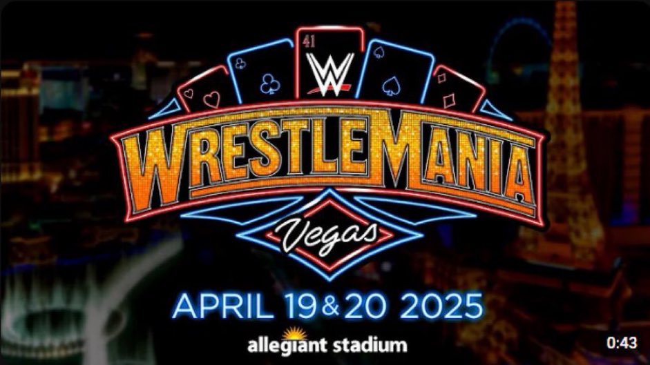 Yall ready??? 👀 #WrestleMania 41 in Vegas