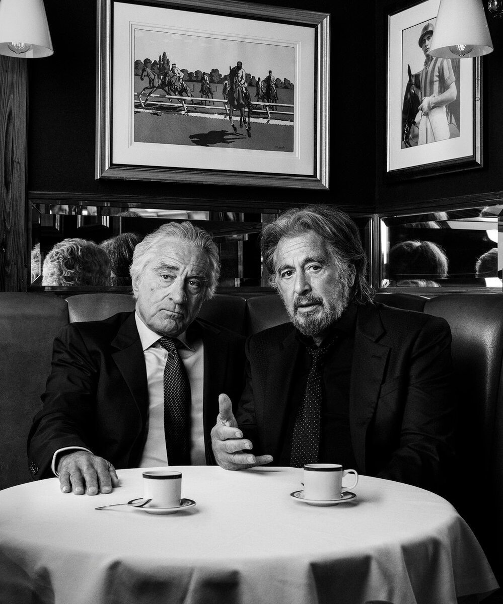 Two legends - Robert De Niro and Al Pacino