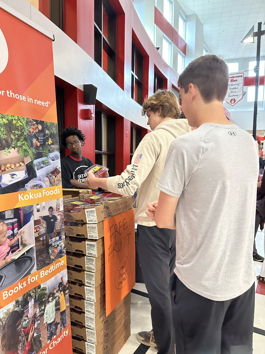 Wonderful time at MBHS Blair Fair! Thank you Principal @blairprincipal for allowing us to share our mission to serve food insecure families/individuals and encourage healthy eating. We enjoyed all the student performances, craft fair, auction, and plant sales! ❤️
