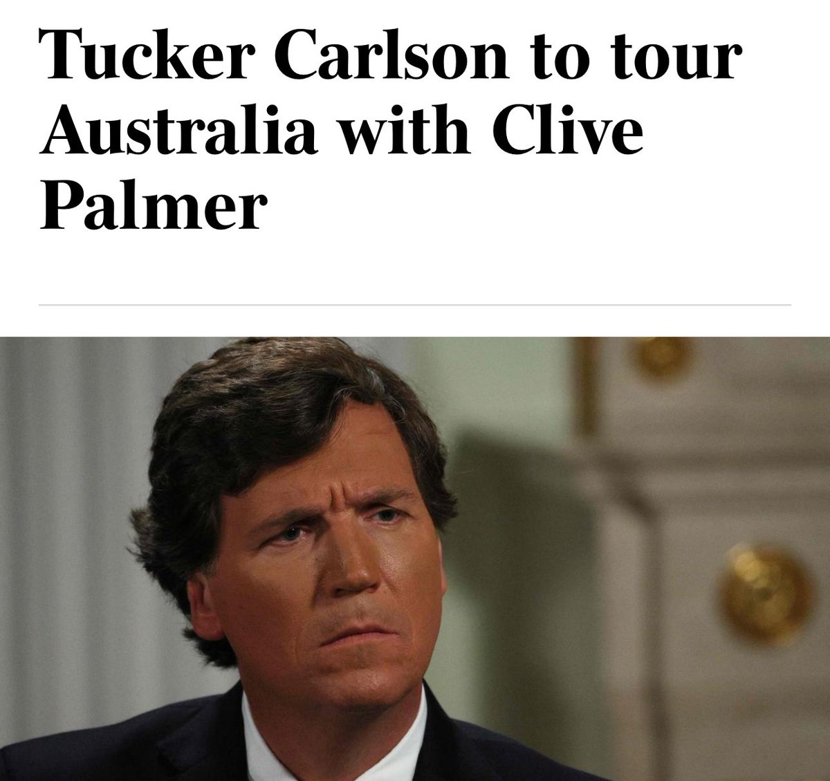 Imagine paying $257 to see a US man fired by Fox News and a billionaire who is literally suing Australia for $300 billion talk about how the “elite” are supposedly suppressing you