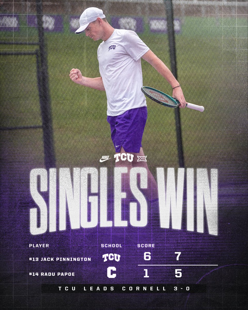 Levels to this game 🤫 JPJ knocks out the Ivy League Player of the Year in straight sets! #GoFrogs