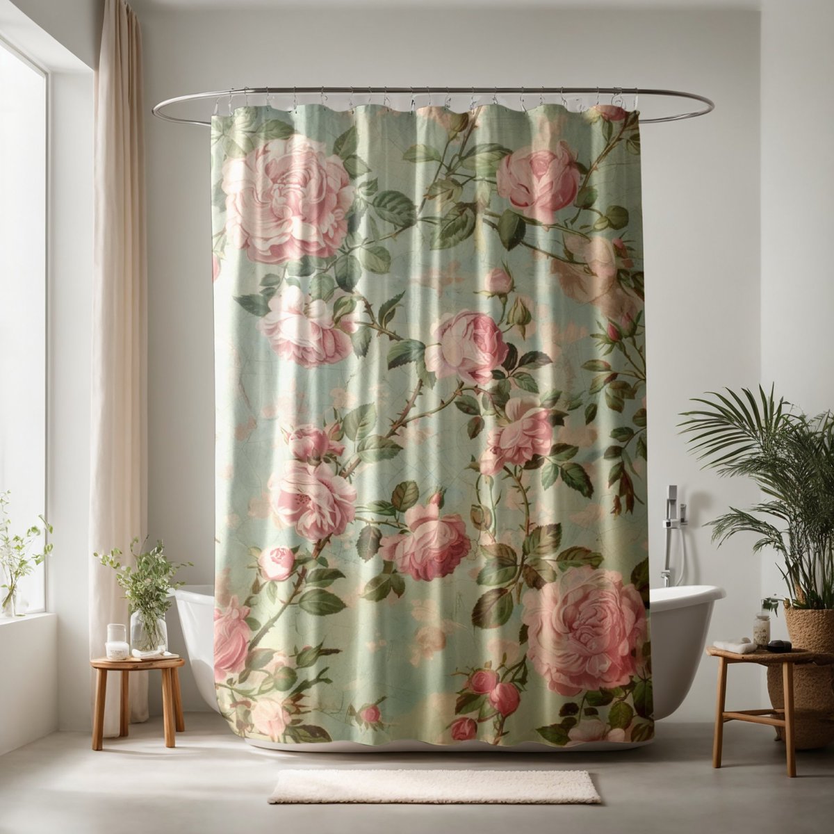 Pink Bold Roses Shabby Chic Shower Curtain, Vintage Bathroom D by InfiitePrints etsy.me/3JMea45 via @Etsy 

#showercurtain #pinkshowercurtain #roses #shabbychic #vintage #vintagefloral #vintagebath #vintageshower #vintagedecor #country #countrydecor #countrybath #cottage