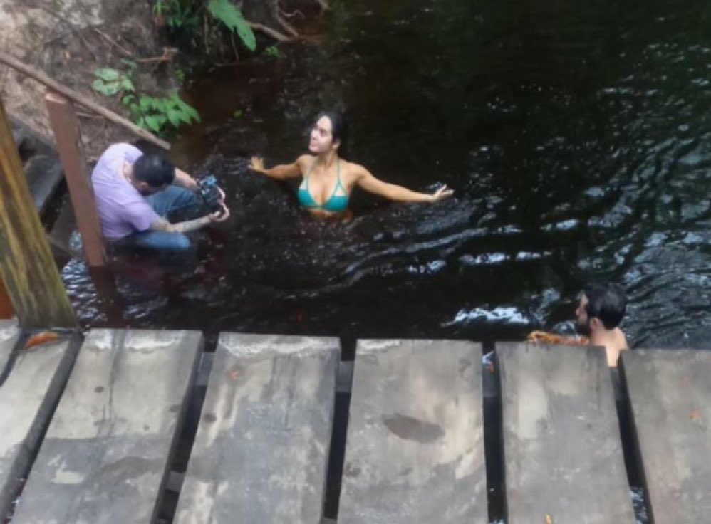 imagens do ensaio fotográfico de juma e jove em presidente figueiredo que sairá em breve: