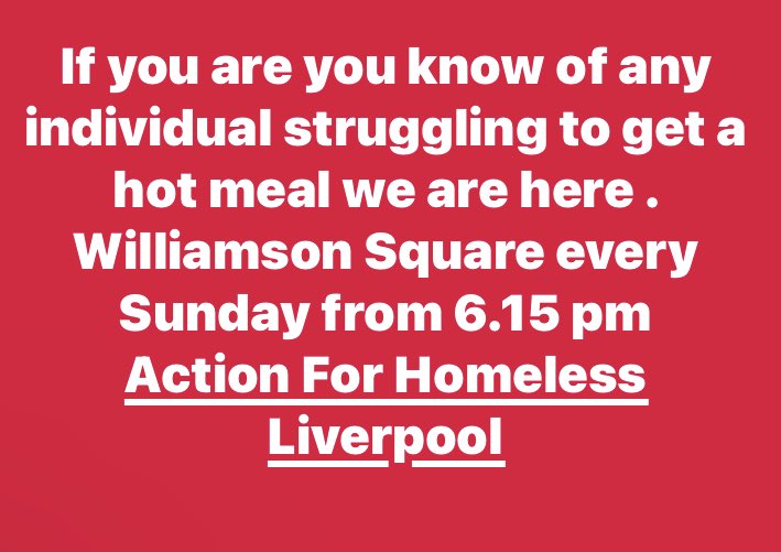 From Action for Homeless based in Liverpool