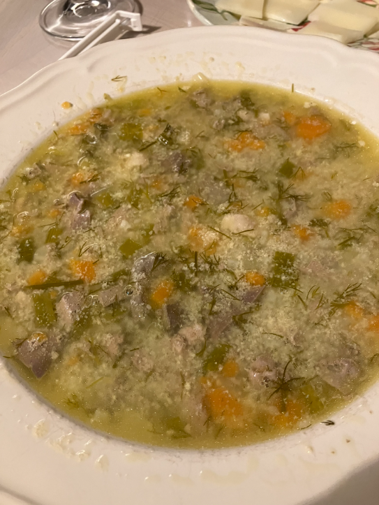 Magiritsa (Greek Easter Soup) is the first meat-based meal served after 40 days of fasting according to the Orthodox dogma.