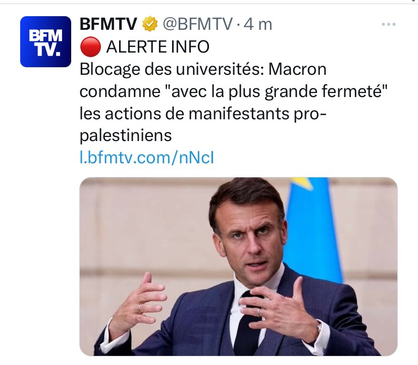 Macron est toujours où on l’attend, du côté de la honte.