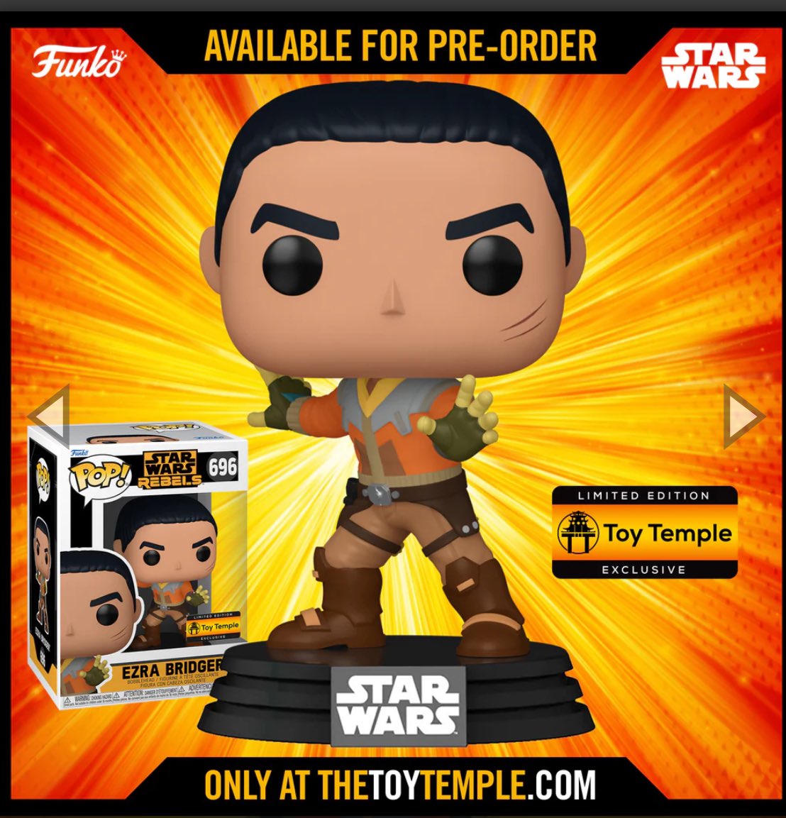 Can’t do just 1 SW giveaway!!! Here is your chance to win this Toy Temple First To Market LE 5000 pcs Ezra Funko Pop!!! Just Follow + Like + Repost for a chance!!! Winner will be selected on Friday May 10!!! #MayThe4thBeWithYou