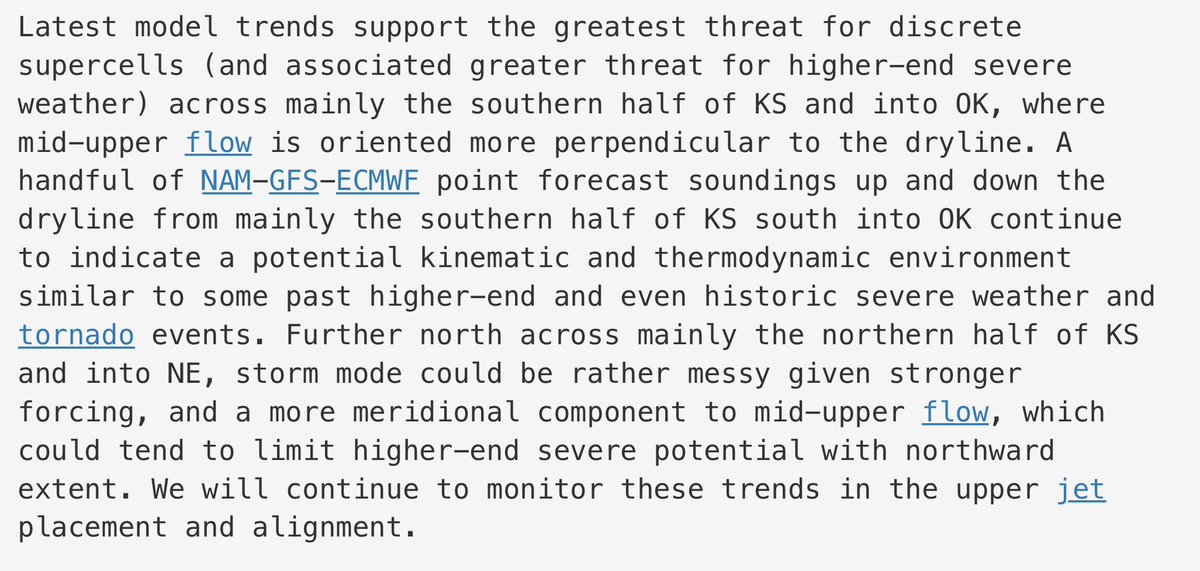 NWS Wichita doesn’t seem to think Monday has downtrended at all