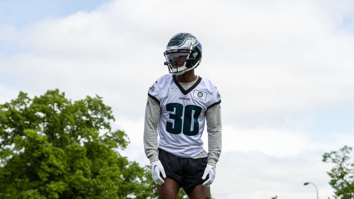 Quinyon Mitchell has so much aura.

Future CB1 😤🦅

#FlyEaglesFly