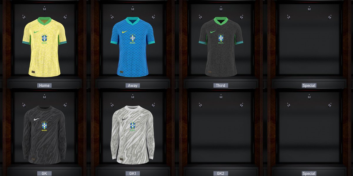 Brazil 2024/25 Kitset 

DL: mega.nz/file/ipo2jbYK#…

#Fifa23 #FifaMods #EAFC #EAFCMods #ACM #ACMilan #Milan #SerieA #Kits #Modding #Kitmods