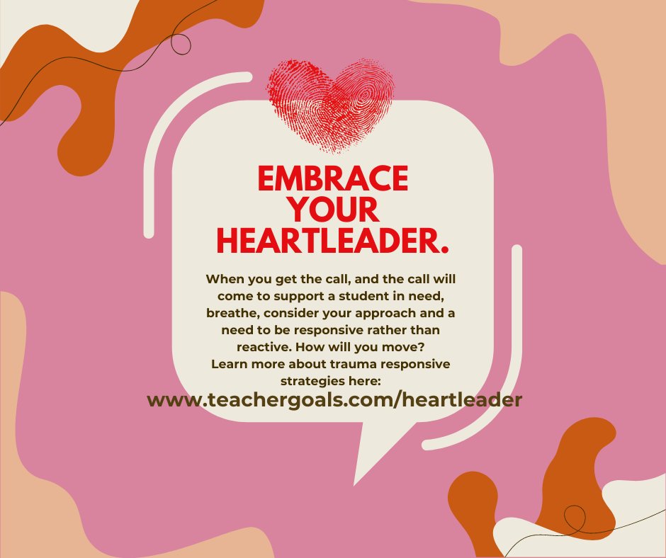 Lean in, love unconditionally, and embrace your HEARTleader. #Heartleader @AlainaClarkWein @WeinsteinEdu @teachergoals @WifeTeachrMommy teachergoals.com/heartleader #allweneedislove