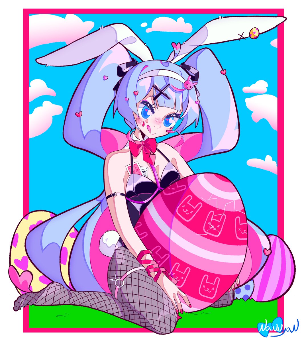 🌸🥚Easter🐰🌻💗
#VOCALOID #Miku #初音ミク #初音ミクイラスト #EasterBunny