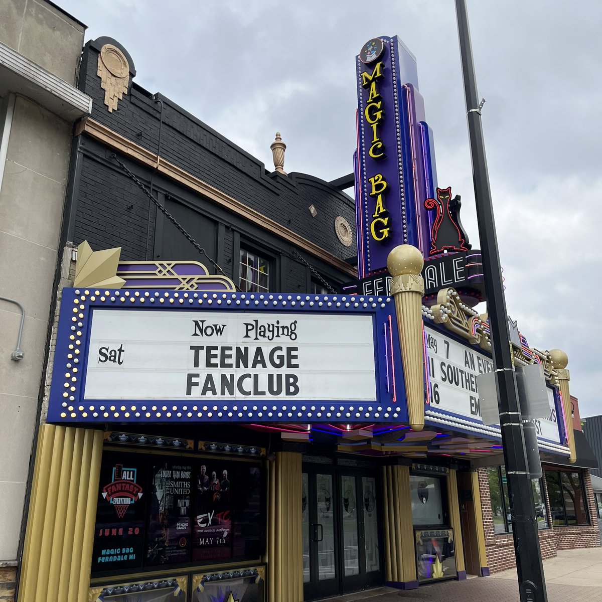 TONIGHT. Live at The Magic Bag in Ferndale, MI. Doors - 7pm Sweet Baboo - 8pm Teenage Fanclub - 9pm Tickets available at the door.