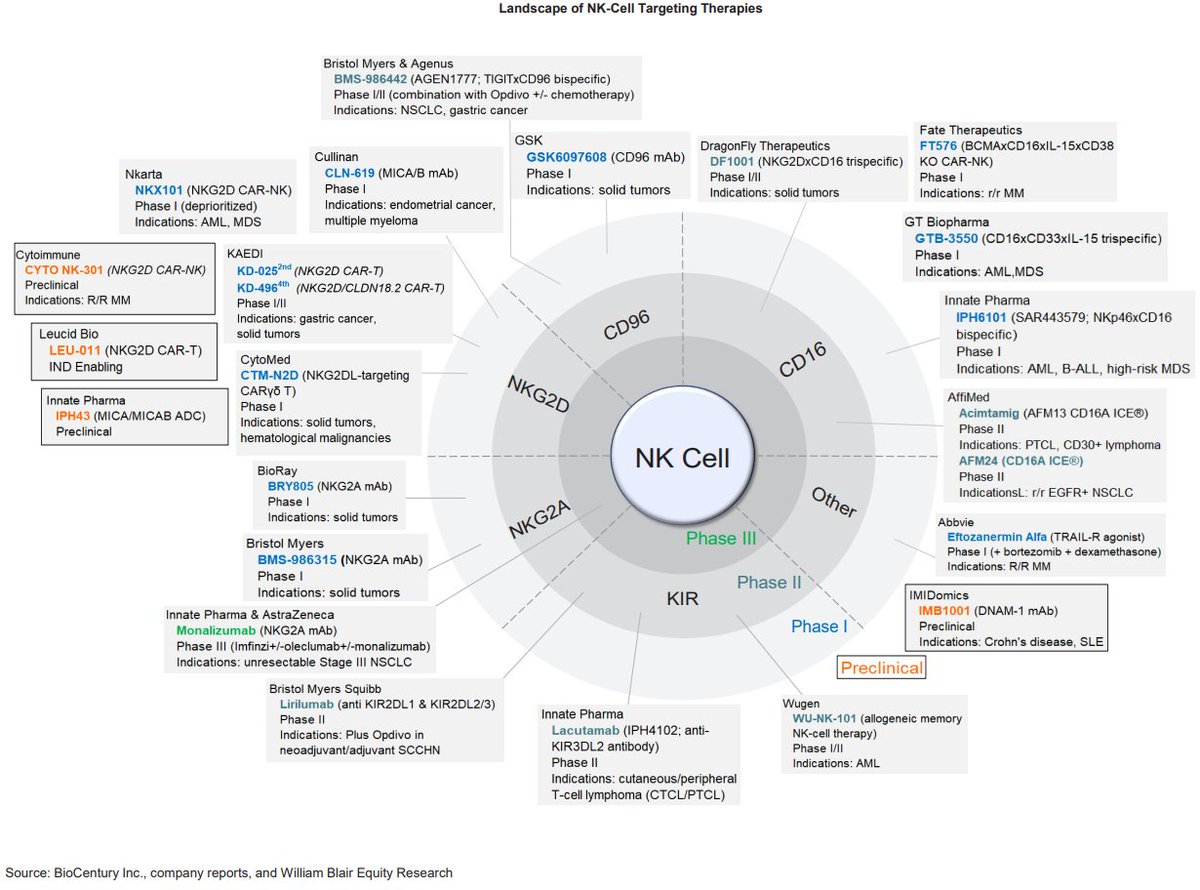 NK-cell Targeting Therapies Landscape Source: WB