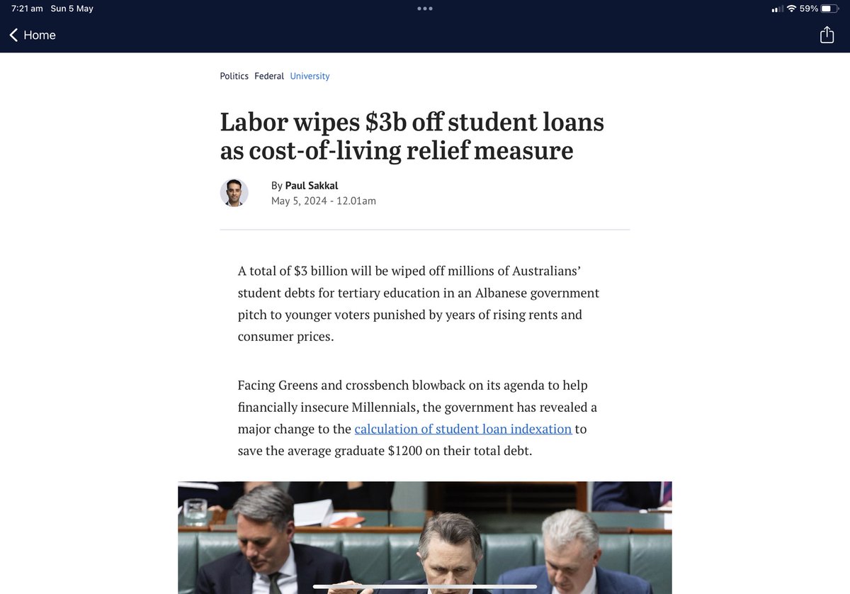 Australian collects more money from young people repaying HECS than from the Petroleum Resource Rent tax (PRRT). Today’s announcement is obviously better than nothing, but it wont reduce the HECS repayments of those struggling with high rents and low wages #auspol #insiders