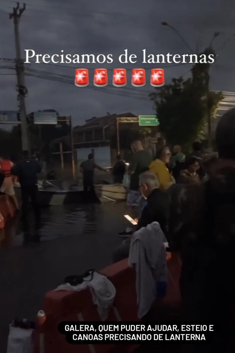 _thiagostorm's tweet image. Pessoal de Esteio e Canoas está necessitando de LANTERNAS para facilitar a visão na. Regiões sem energia e pessoas abrigadas na rua.