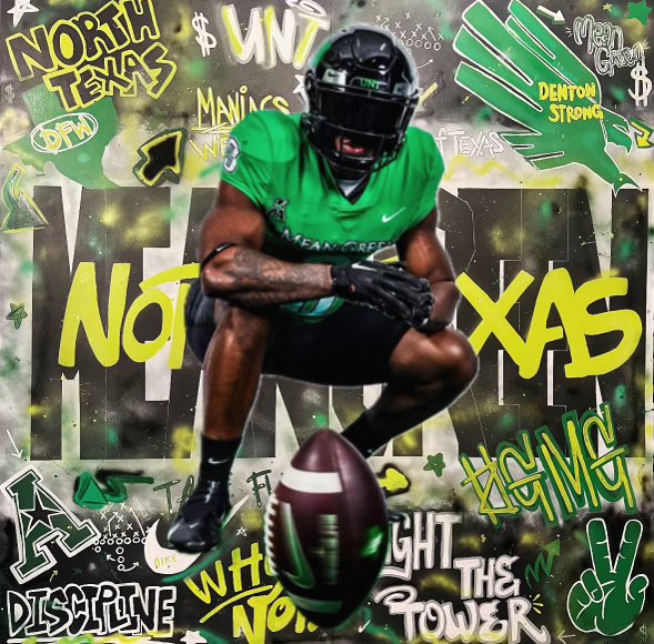 Committed!! Time to work 🦅🟢 @MeanGreenFB #DBA #GGM