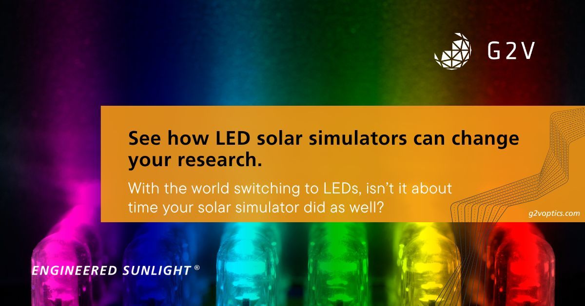 With the world switching to LEDs, isn’t it about time your solar simulator did as well? See how LED solar simulators can change your research. #Chemistry, #Photovoltaics, #Innovation, #EngineeredSunlight, #Science buff.ly/4b2Evad