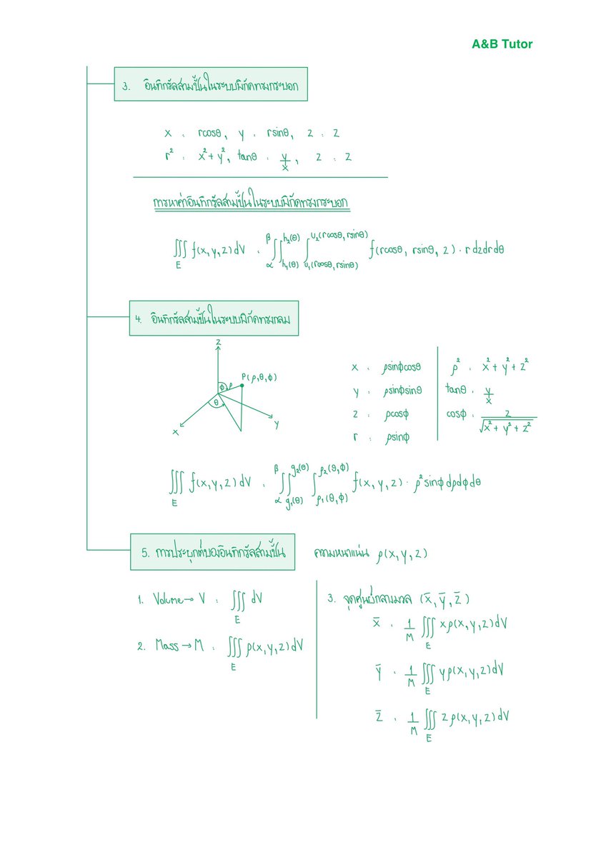 สรุปอินทิกรัลหลายชั้นวิชา Calculus3 สำหรับสอนน้องวิศวะจุฬาครับ😊 #ap #ib #alevel #alevels #physics #กสพท #tpat #cuats #ติวแคลคูลัส #tbat #tcas68 #tcas69 #alevel68 #sat #satmath #calculus3 #calculus #cal3 #ติวเตอร์ #apcalculus #chula #ise #วิศวะจุฬา #dek68 #dek69 #dek70 #abtutor