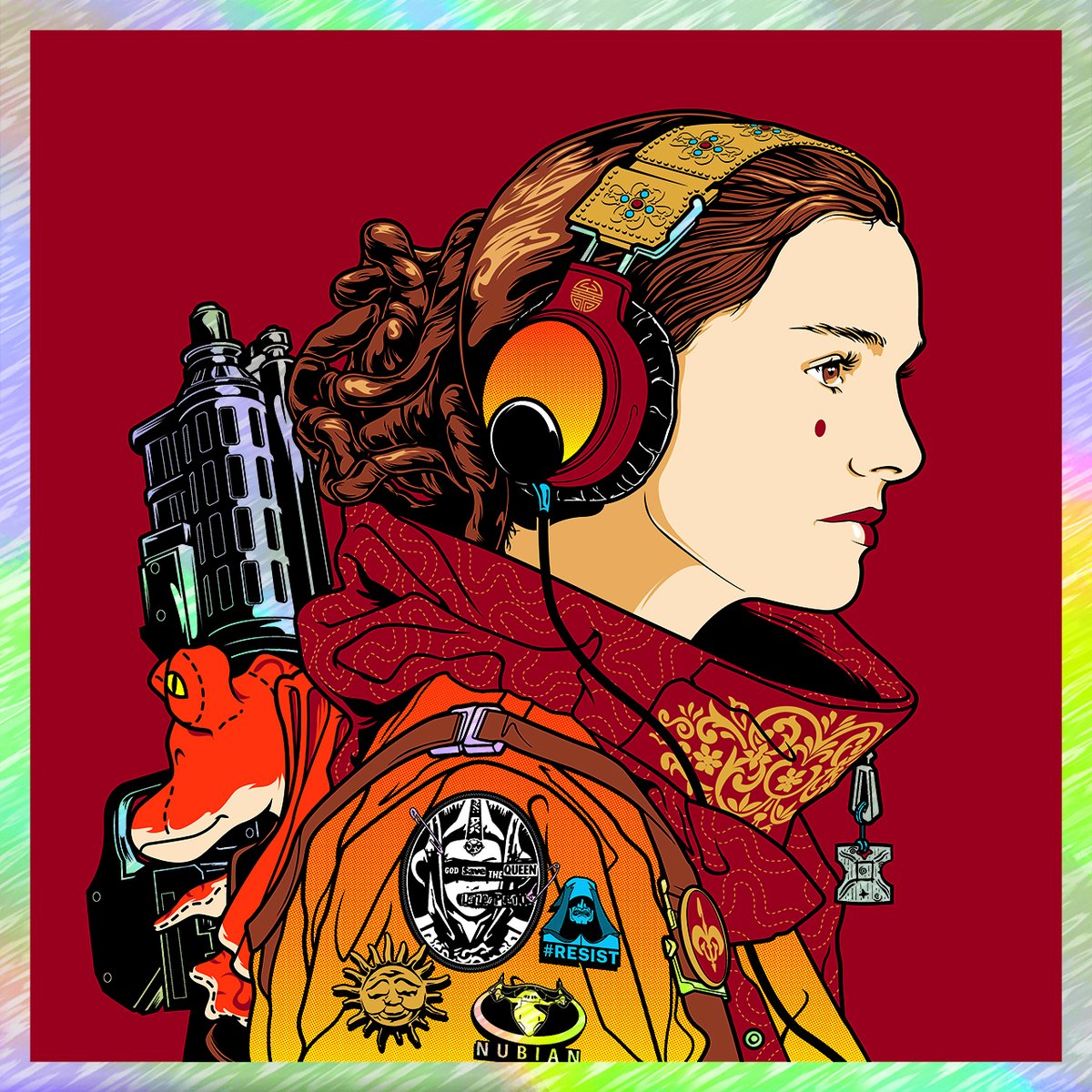 Happy #MayTheFourth! Celebrate the biggest holiday in all the galaxies with 'Veré (#PadmeAmidala)' by @JBudich. This Jedi approved screen print is available on six unique foils variants, limited to 25 in each edition! spoke-art.com/collections/st… #JoshuaBudich #SpokeArt #Maythe4th