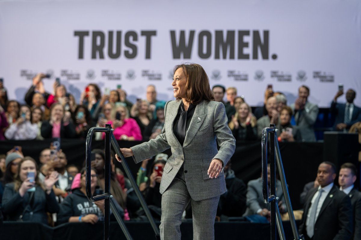 VP @KamalaHarris will never stop fighting to restore and protect our fundamental freedoms 💚