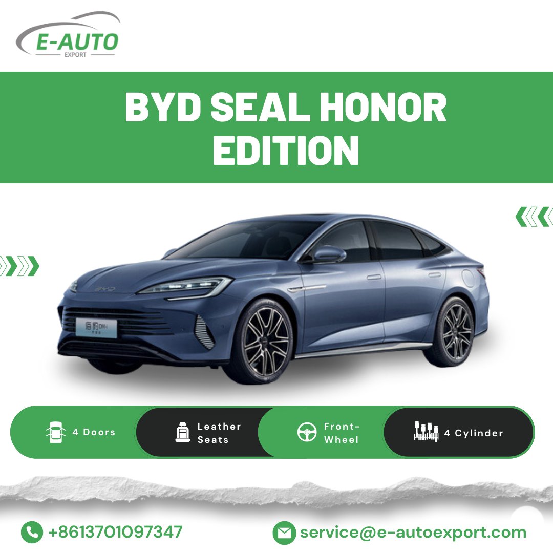 BYD Seal Honor Edition Ready for Import From China!

🔸Contact us for your import inquiries: 🔸
📧 info@eautoexport.com
📱+8613701097347

#chinesecars #chinesecarexport #chineseevcars #madeinchina #evcars #suvevcars #evcarmanufacturer #evcardealershop