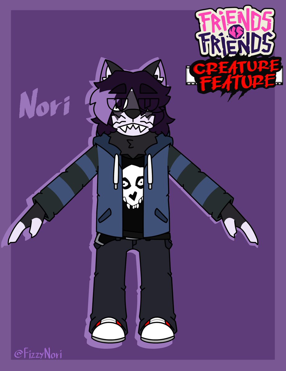Need a friend to watch scary movies with?
Welcome to this new friend to Friendtown with this movie themed (fake) update!
-
wanted to try drawing my sona like some of the characters but I recommend you play Friends Vs Friends too, check it out here! @FVFgame #FriendsVSFriends