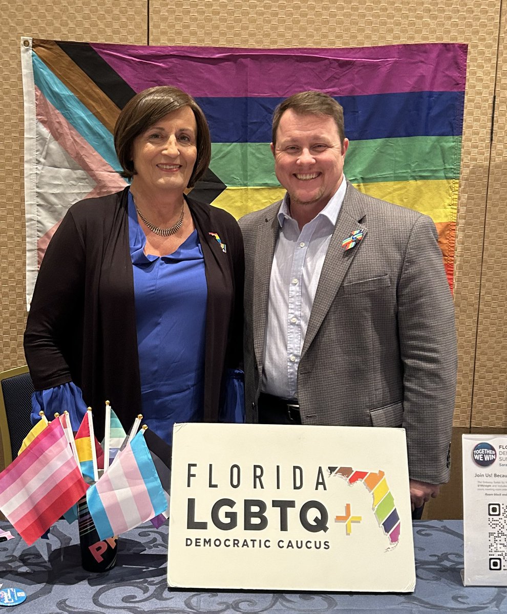 We say gay. And we say DEI, because diversity is our strength, and without equity and equality it’s meaningless.  @lgbtqdems are here in numbers at the Leadership Blue weekend as just one part of the mosaic that makes up the @FLDems effort to #takebackfl