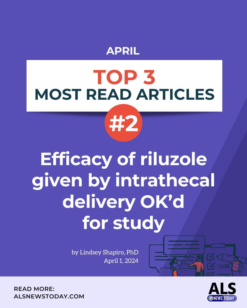 Preliminary data show riluzole given via intrathecal delivery may be about five times more effective than existing delivery modes. bit.ly/3JDLvye 

#ALS #AmyotrophicLateralSclerosis #ALSDisease #ALSTreatment #ALSResearch