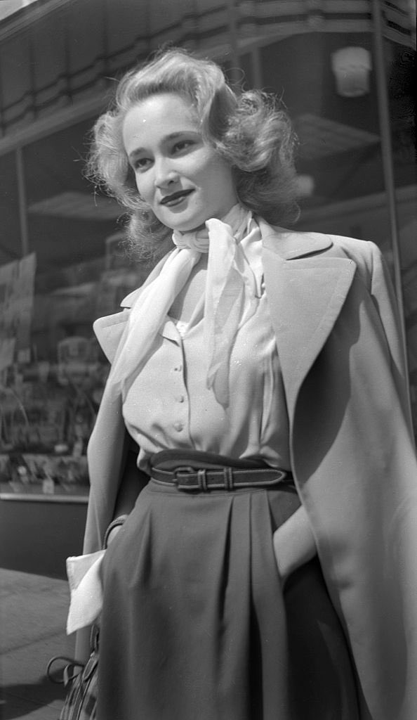 Constance Dowling photographed in Los Angeles early in her career, circa 1943.