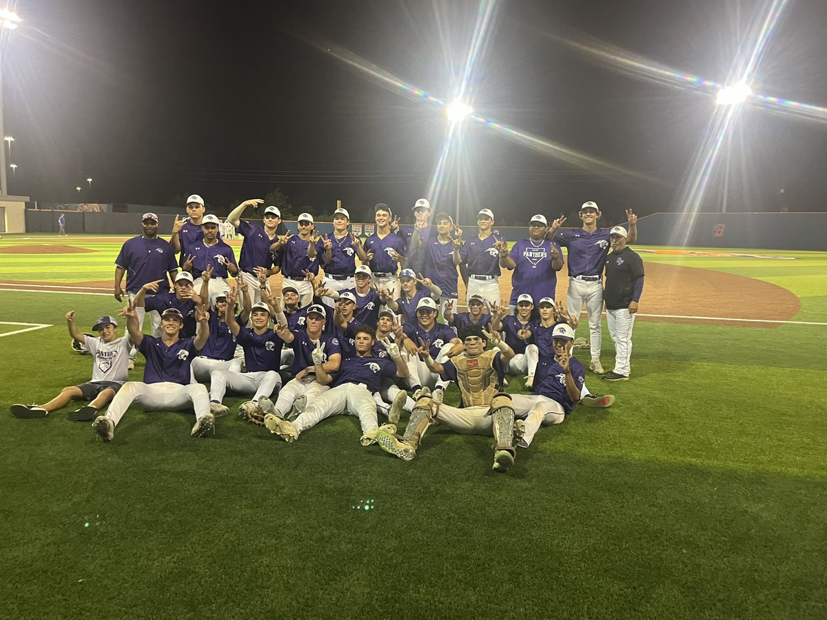 Bi-district champs!! Two extra inning wins move them on to next round. First of many playoff wins for head coach Mike Dutka. Proud of these young men. Let’s play until June!!