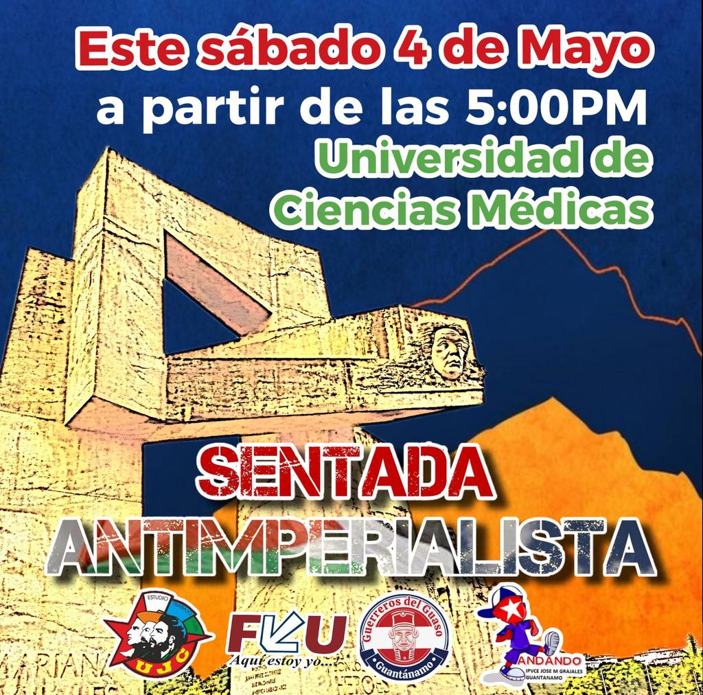 #JuntosPodemosMás 
#Guantánamo 
#Cuba