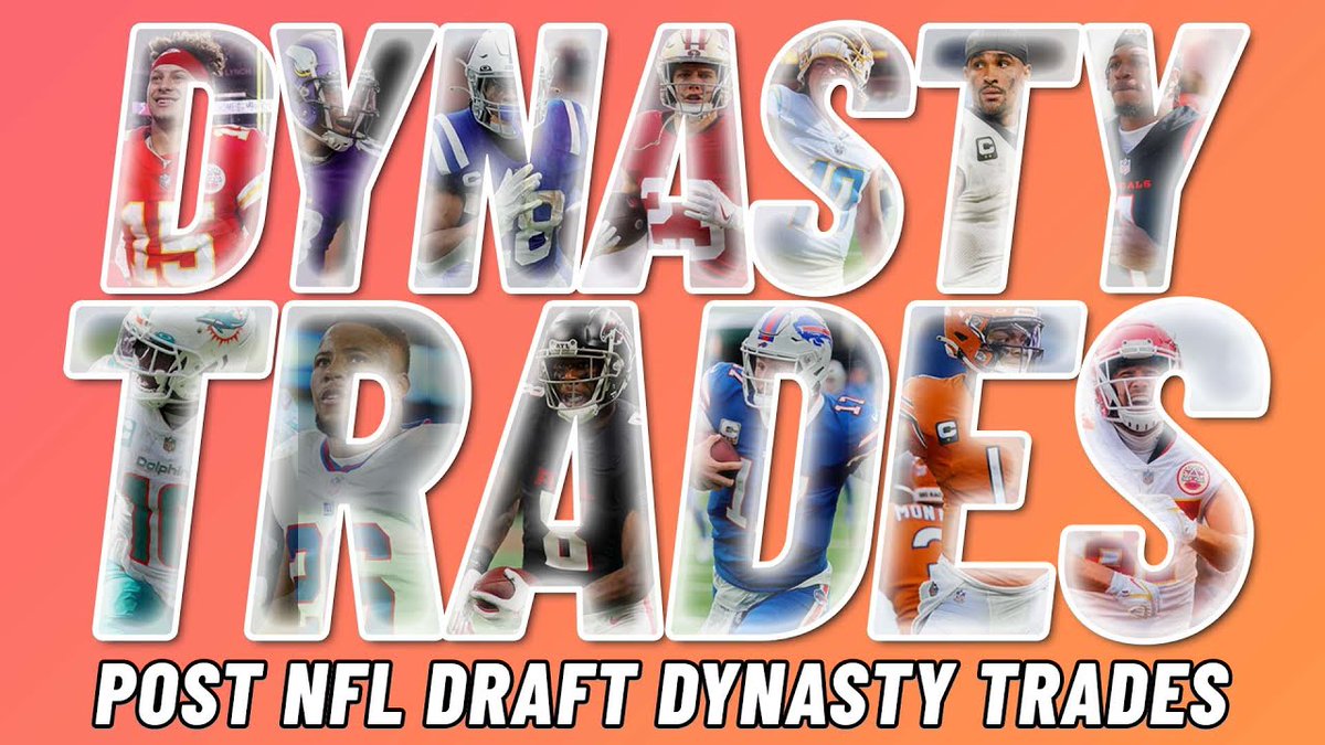 dynasty trades on a saturday i think so. this week @Tydeclare44 is joined by @TrophyChaseTFDR and they delivered a got damn banger pull up and see what foolishness has happened in these dynasty streets post nfl draft. #fantasyfootball #dynastytrades 📺 youtu.be/BxYaL3R6qX4?si…