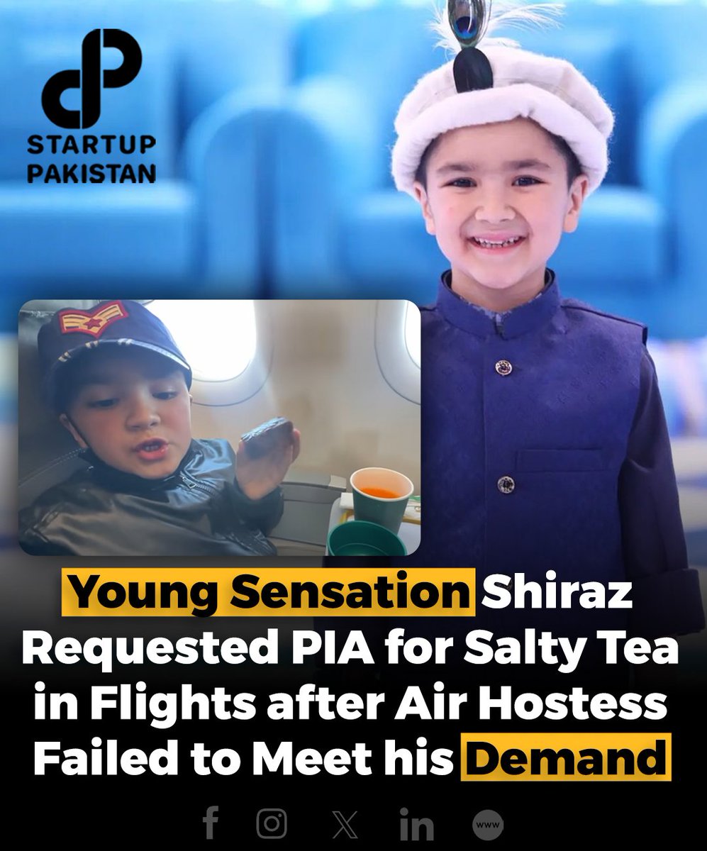 Recently, Shiraz shared a video documenting his journey aboard a Pakistan International Airlines flight. In video, he is seen holding a chocolate cake while requesting airhostess to serve him a cup of tea with salt.

#Vlogger #Youtube #PIA #Shirazvillagevlogs #Pakistan #Saltytea