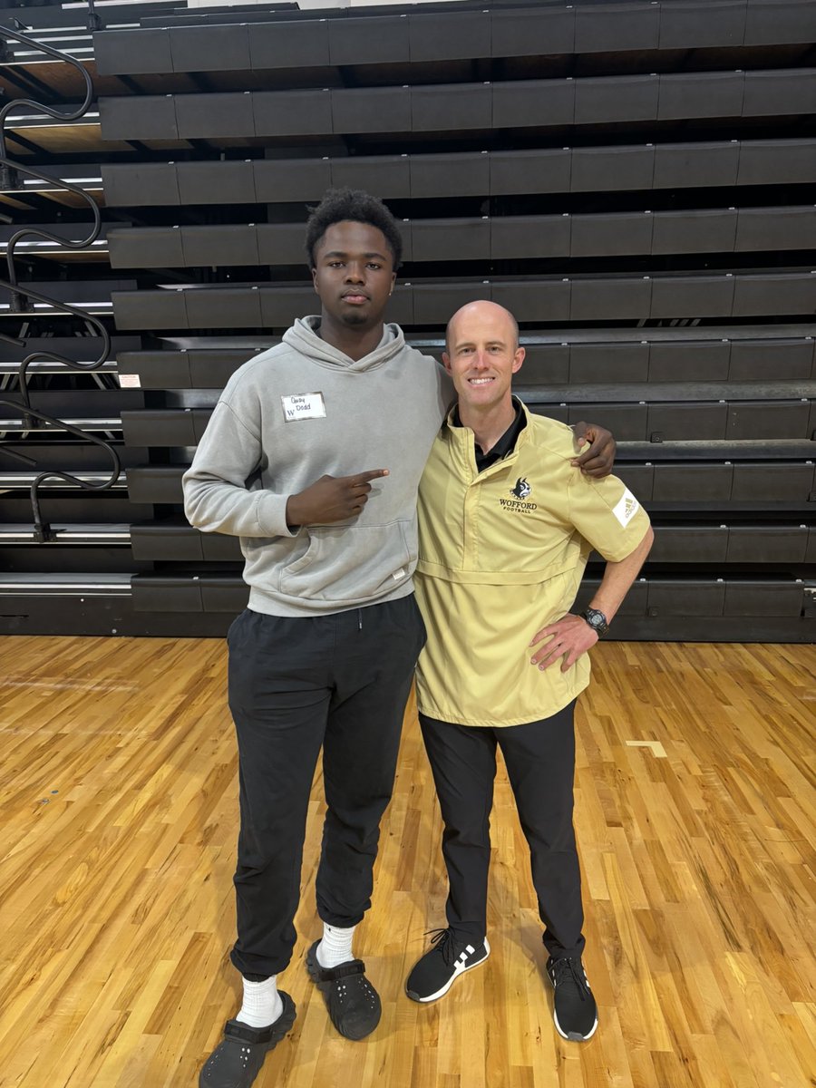 🔥#AGTG after a great visit and conversation with @Coach_Doolittle I am excited to announce that I received my 8th D1 🅾️ffer from @Wofford_FB @eastsidefbsc @eagles_eastside @EHSEaglesPower @mossfitness @treyatcitizen @247Sports @On3Recruits @coachwoolcock @HighSchoolBlitz