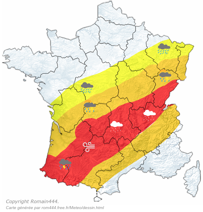 Risque d'#orages Pour Demain !