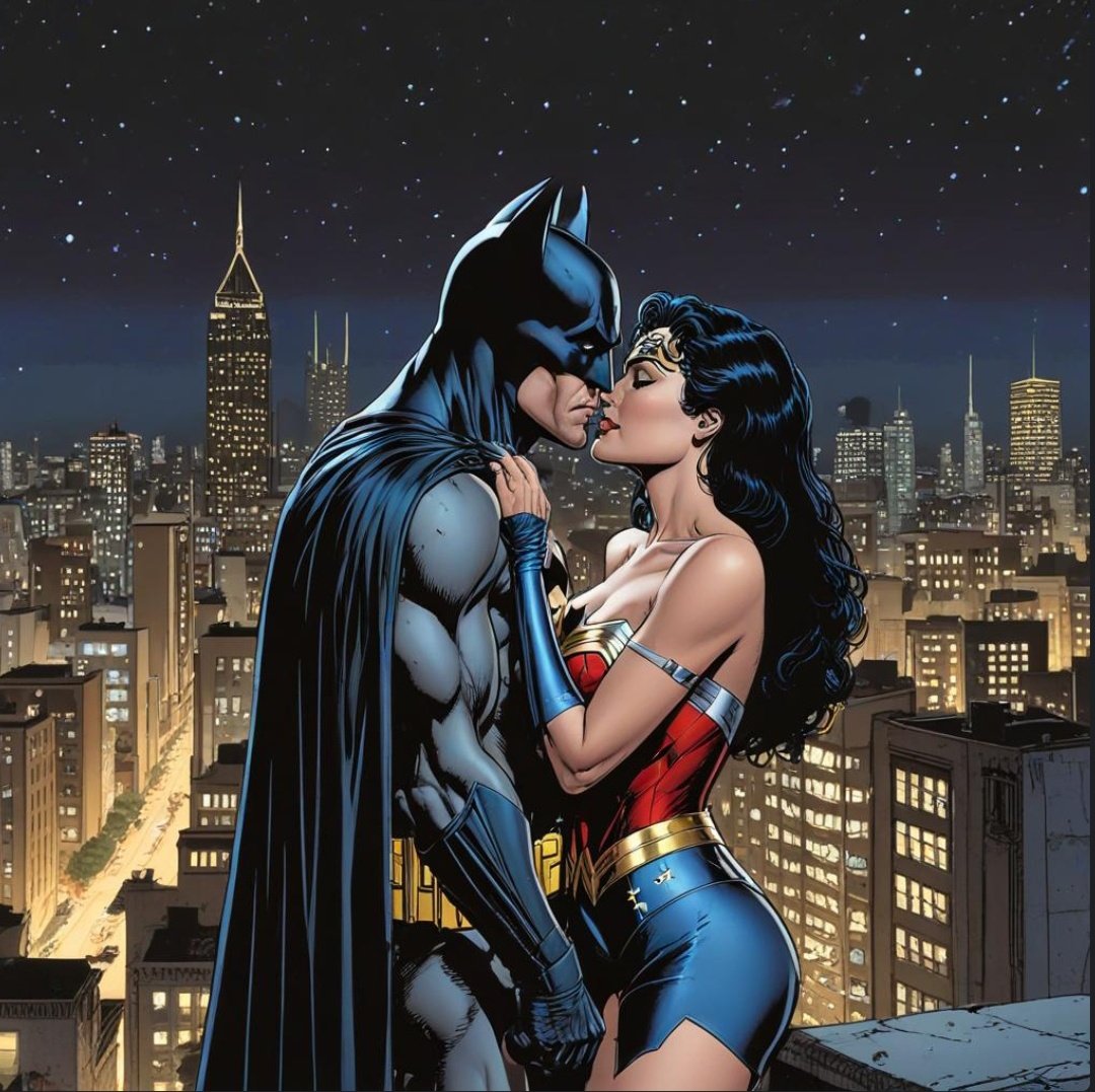 Happy #WonderBaturday to supreme power couple. #Batman #WonderWoman #WonderBatForever #PowerCouple