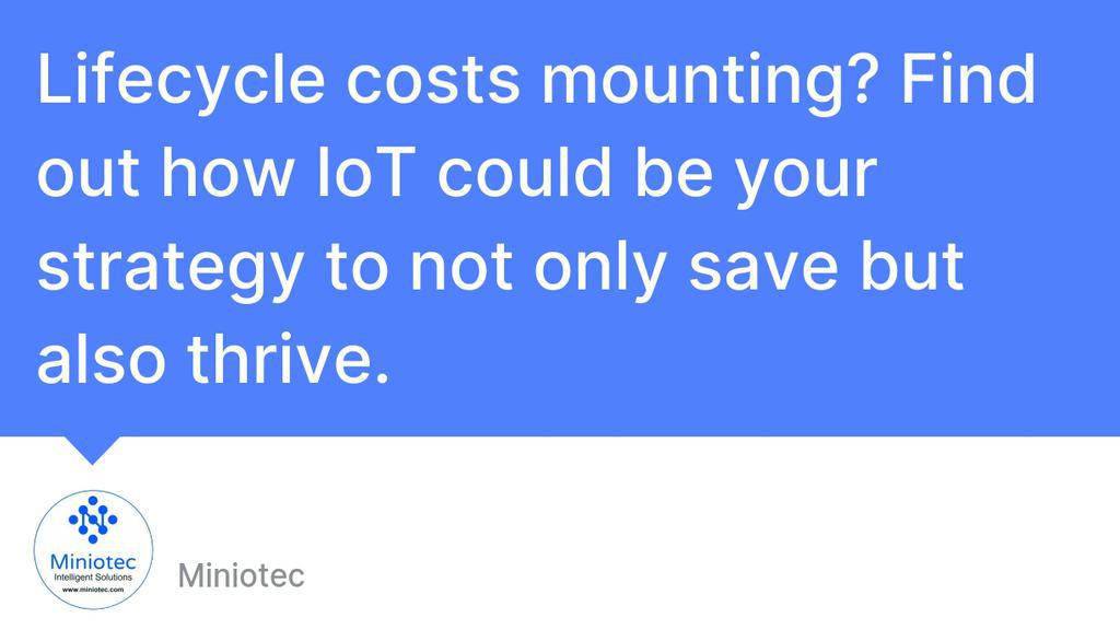 Hidden costs in asset management can cripple your bottom line. Is IoT your missing piece to cost savings?

Read more 👉 lttr.ai/ARnSM

#Sustainability #PredictiveMaintenance #DigitalTransformation #OperationalEfficiency #IIoT #AssetManagement #StrongBusinessCase